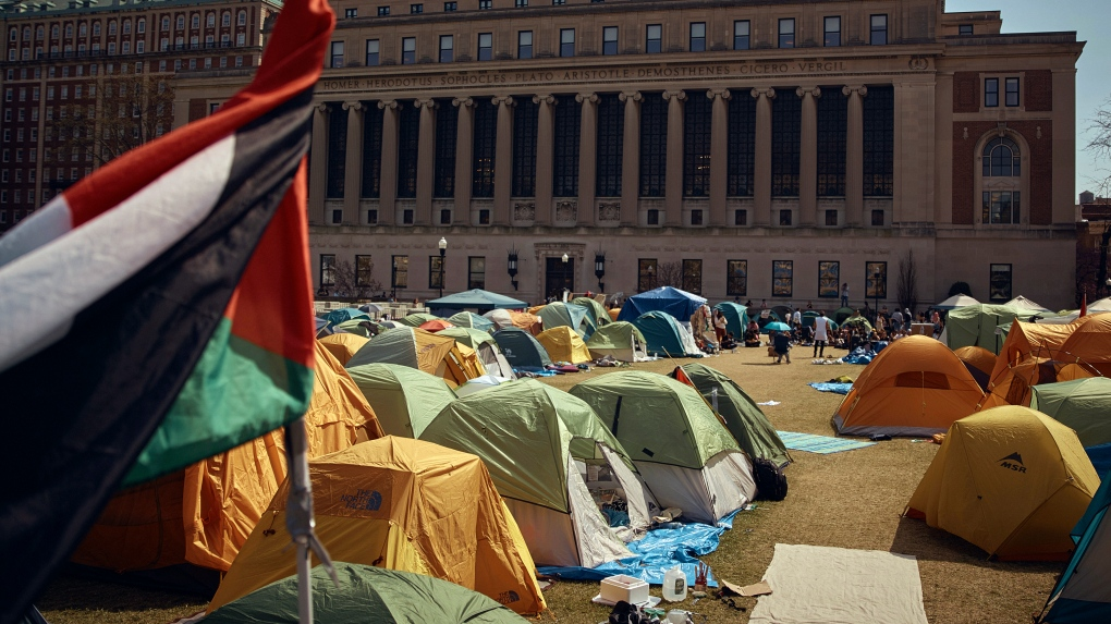 New encampment at University of Ottawa, we speak to organizer Sumayya Kheireddine"
