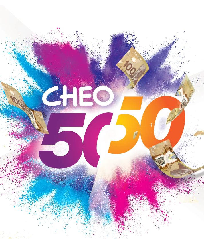 OAW: CHEO 50/50 on now until April 12 with early bird prizes available
