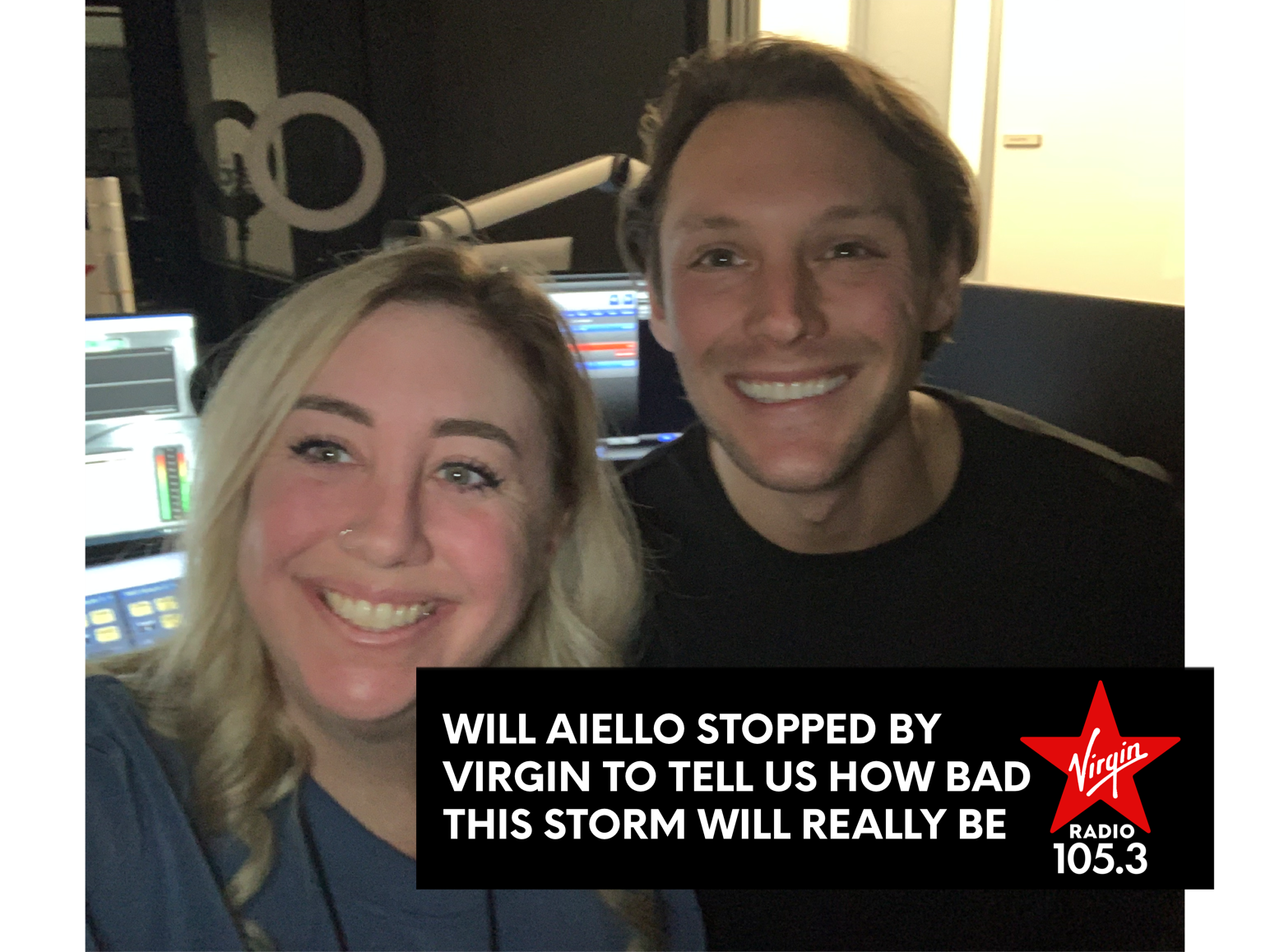 How Bad Will Today's Storm Really Be? Will Aiello Stopped By Virgin Radio To Tell Us 
