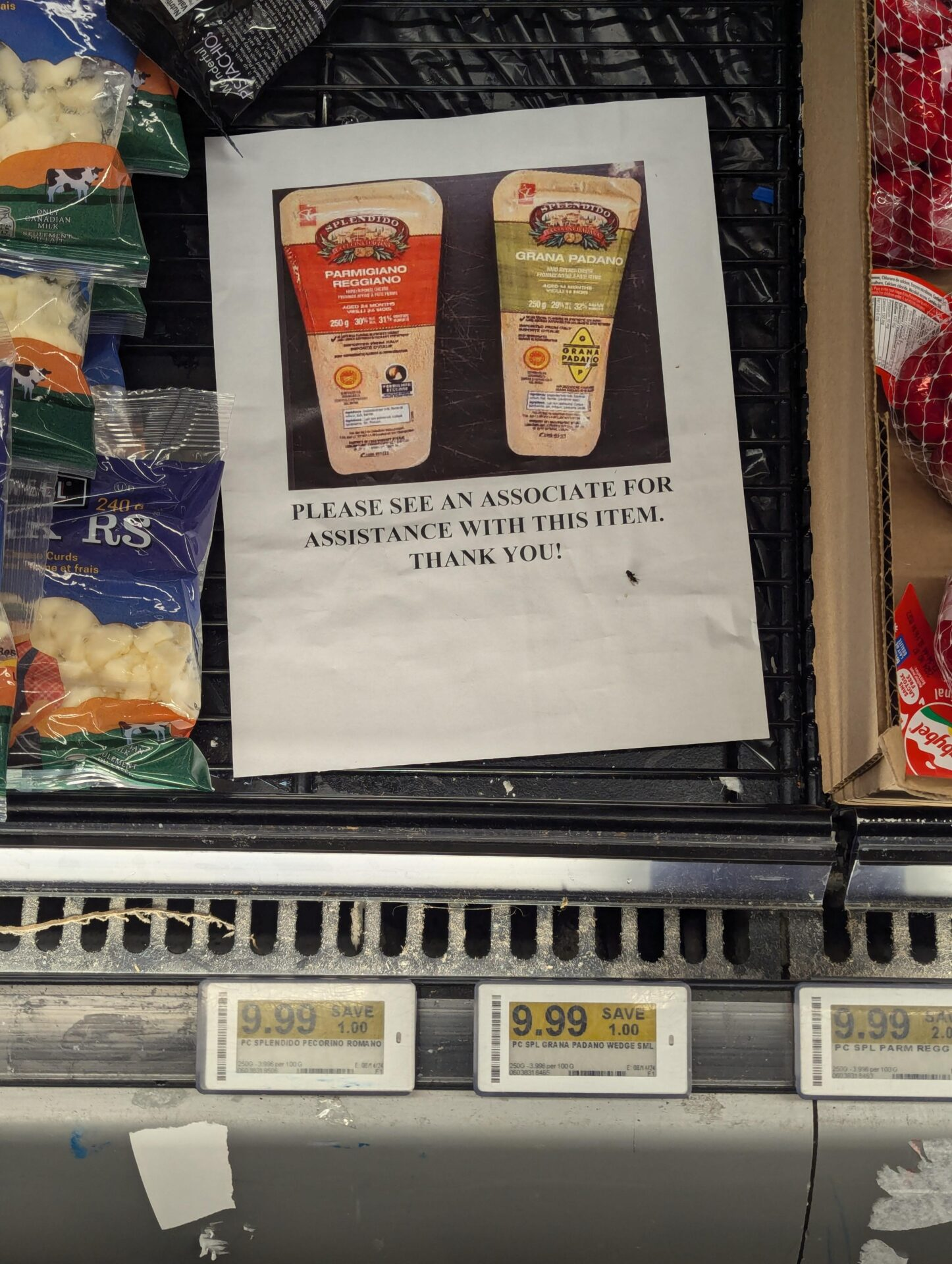 Are Loblaw Stores Now Locking Up Cheese To Address Theft?