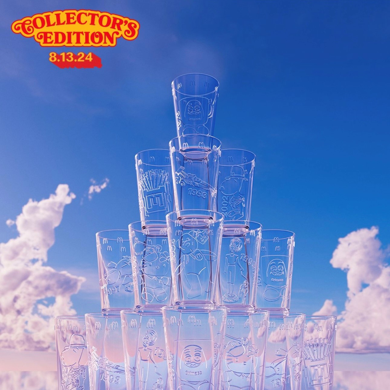 Get your hands on these 6 McDonalds collectors cups!