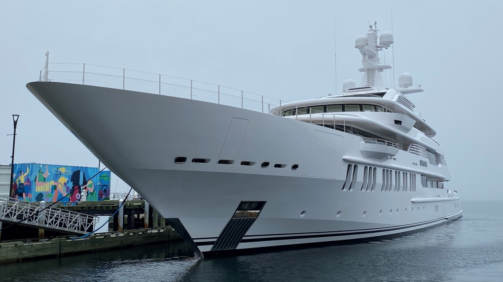 Mega Yacht Worth $150 Million Dollars Docks In Halifax- Who Owns It?