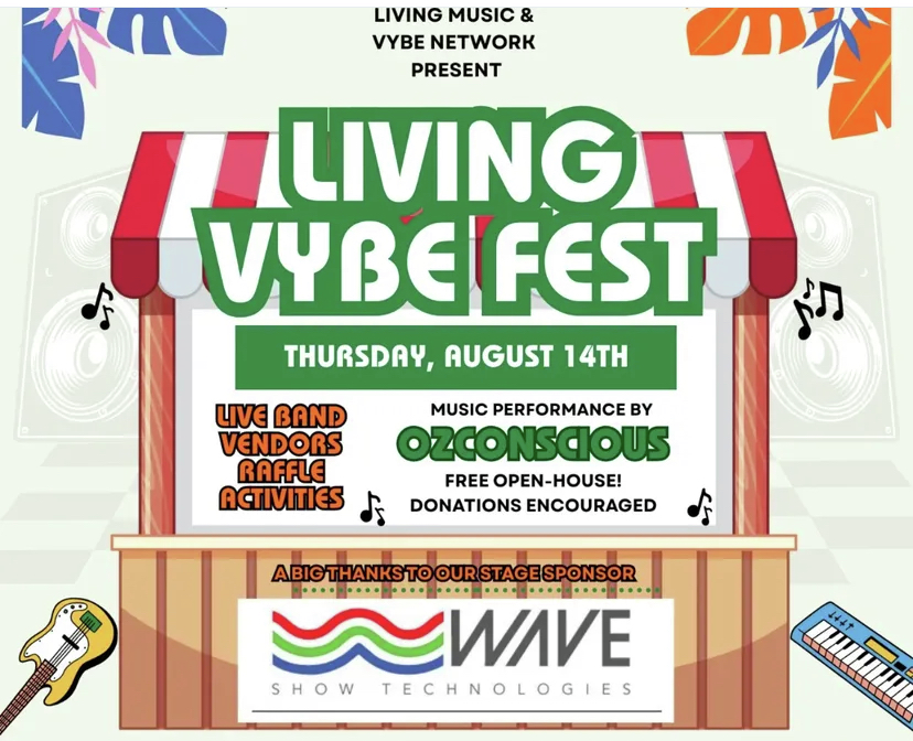 Living Vybe Fest - FREE music event August 14th!