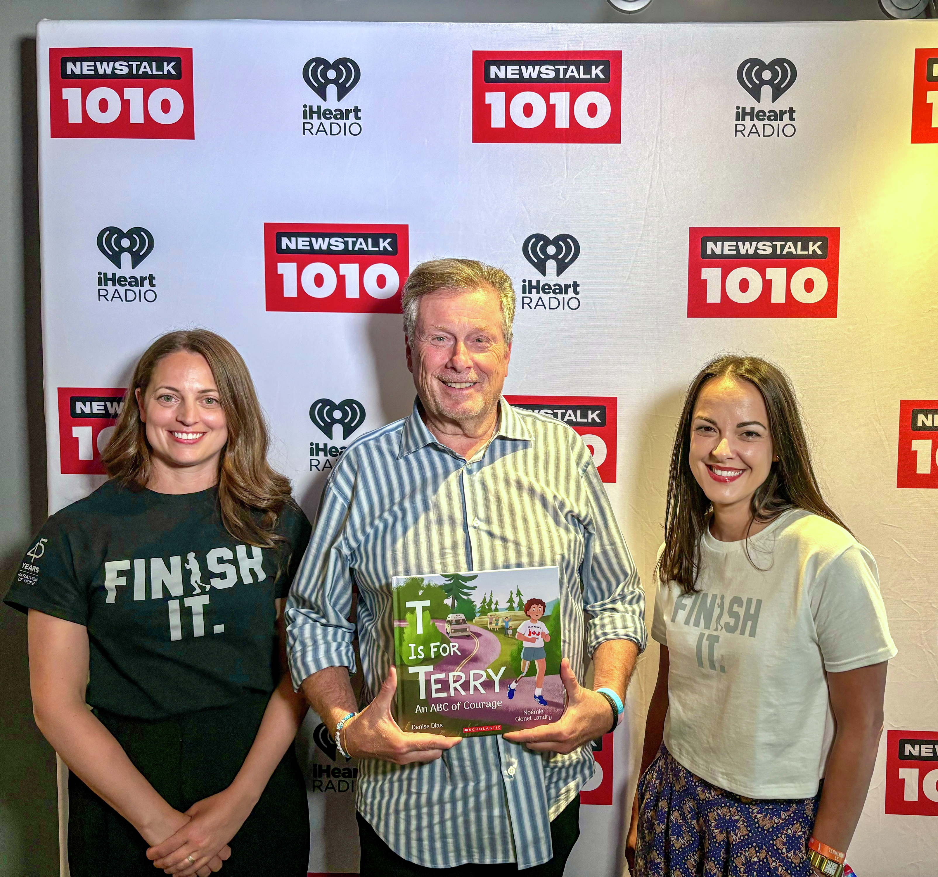 Author Denise Dias and Jessie Alder, niece of Terry Fox, tells John Tory about the Terry Fox Foundation and Scholastic Canada releasing ‘T is for Terry: An ABC of Courage’, a picture book that brings Terry’s incredible story to life for young children on 