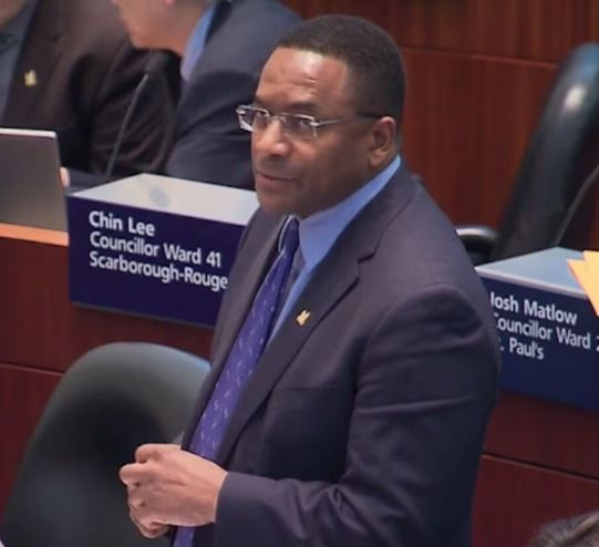 Toronto Councillor Michael Thompson found not guilty of both counts of sexual assault. @Jimrichards1010 speaks with reporter @NatalieCTV