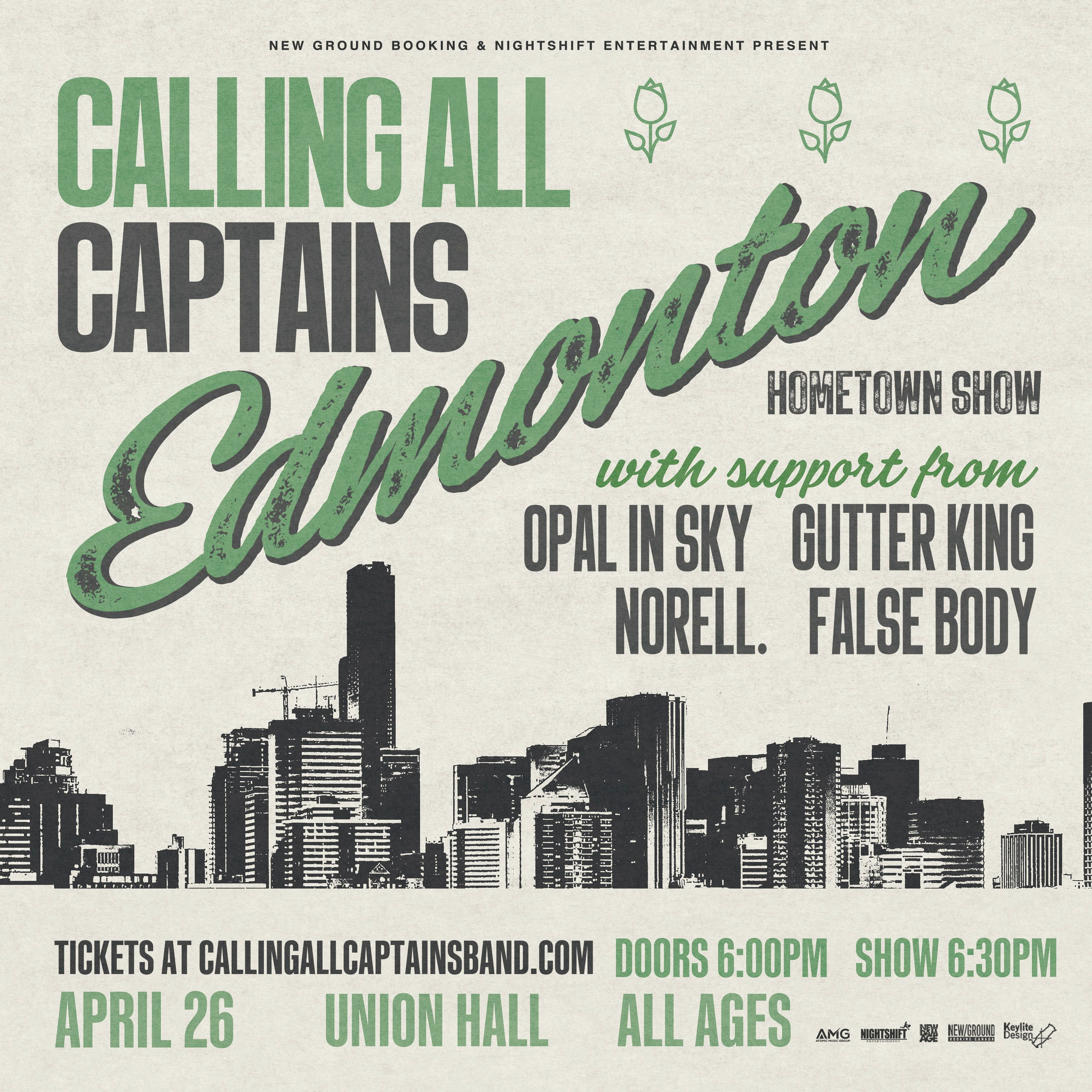 Talked to Luc from Calling All Captains about their hometown show! 