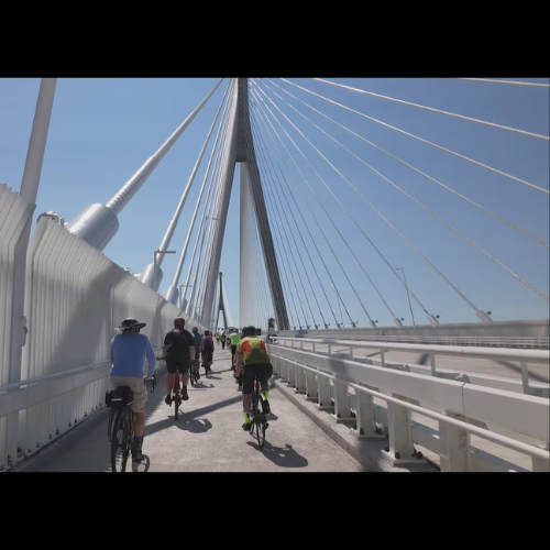 Biking the Gordie Howe Bridge episode artwork