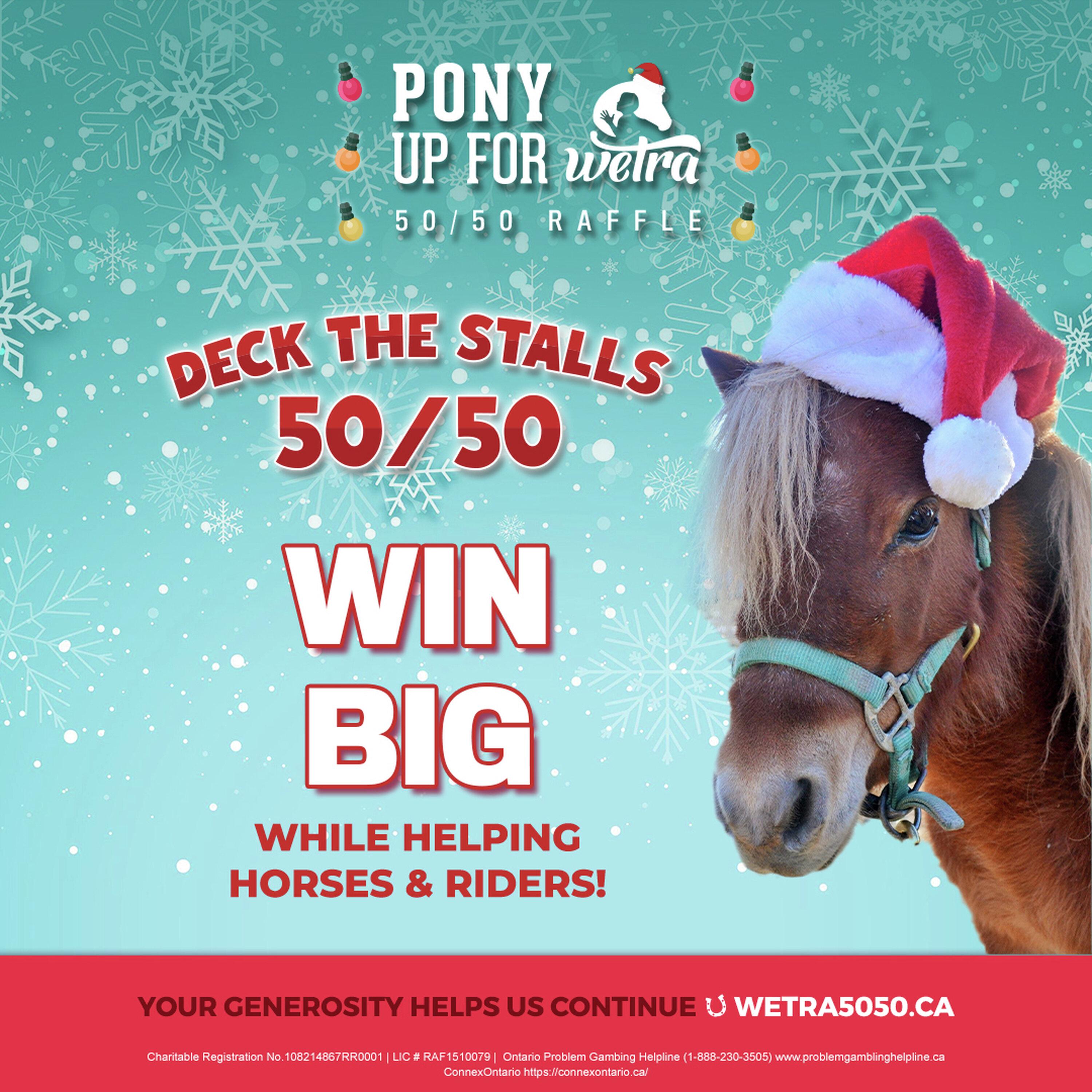 Pony Up for WETRA Pony Up for WETRA