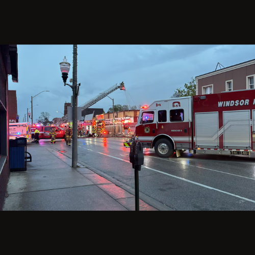 Fire on Wyandotte East
