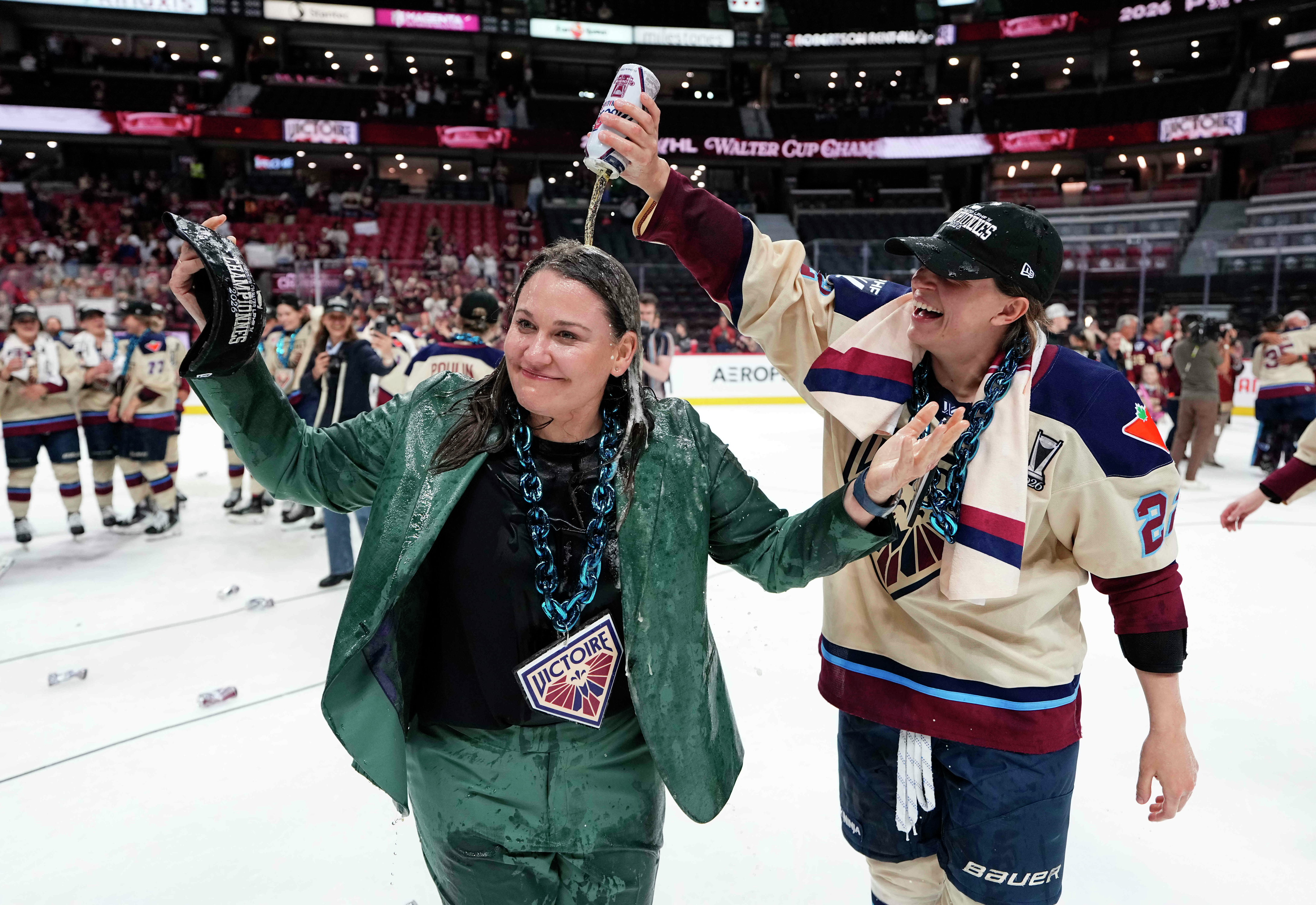 Montreal Victoire head coach Kori Cheverie on team's historic Walter Cup win