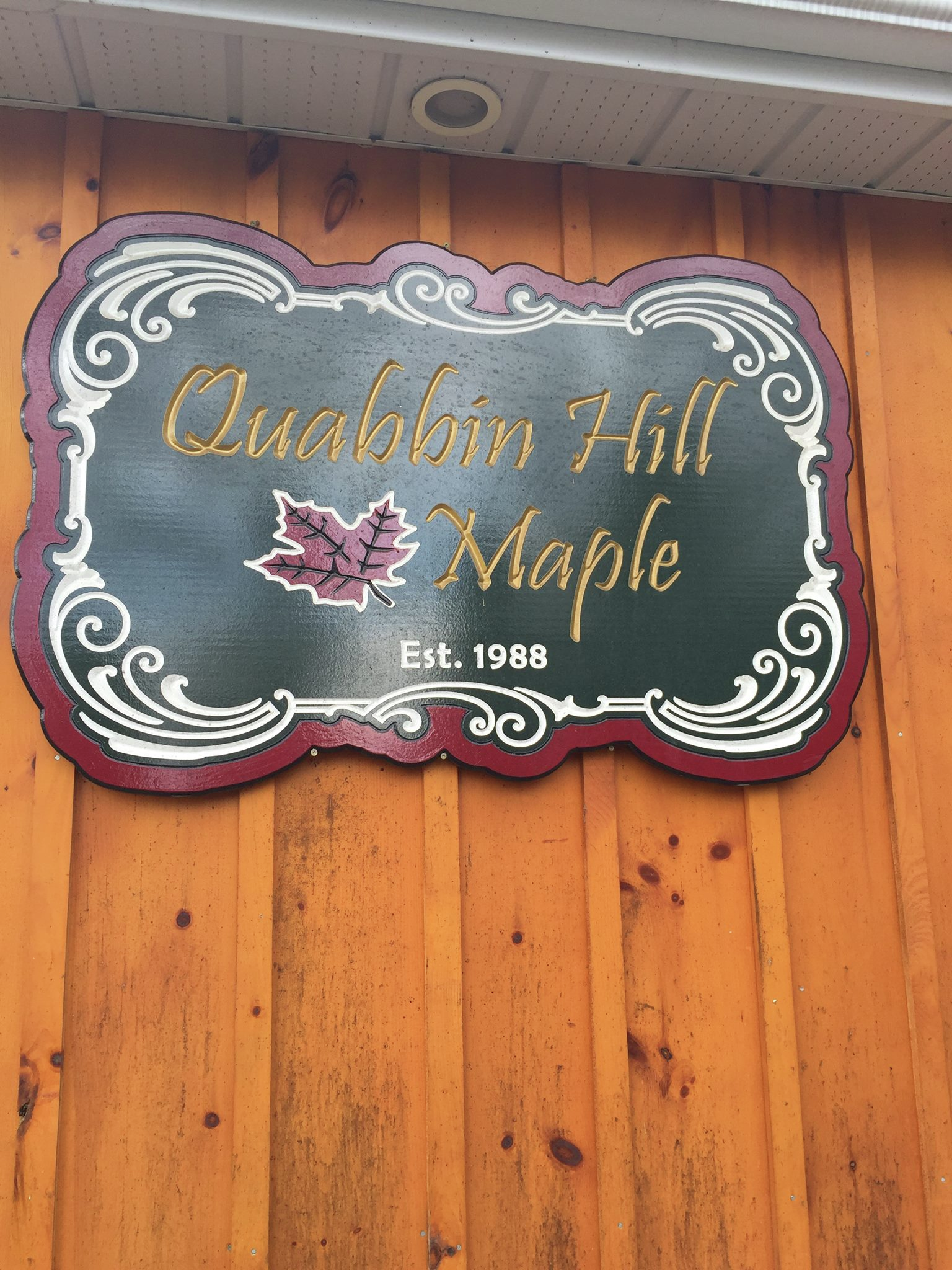 Greg Halliday From Quabbin Hill Maple talks Maple Syrup with us 