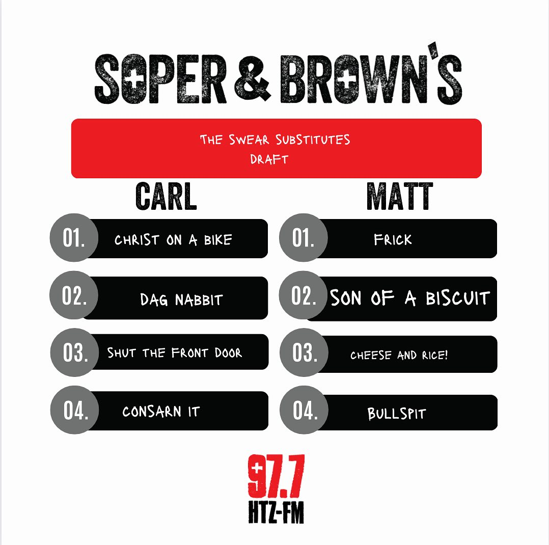 Soper & Brown Draft Analysis Show: The Swear Substitutes