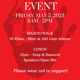 Please show your support today May 5th Red Dress Day / Red Shirt Day