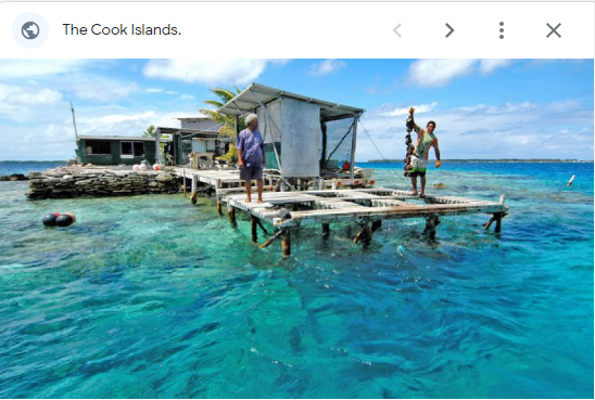 Manihiki epicentre of the pearl industry in the Cook Islands.