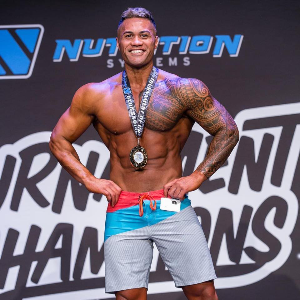 Preston Feite - Winner of the Men's Physique Tall Class NZ IFBB Tournament of Champions
