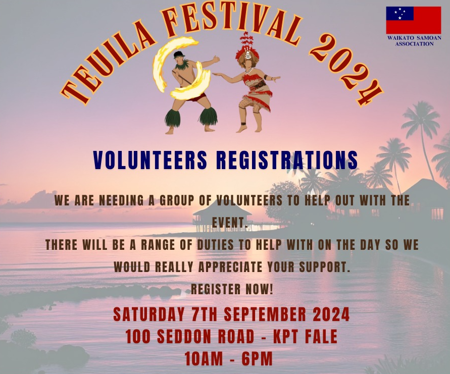 The first Teuila Festival in Waikato, K'aute Pasifika Trust Fale on 7th September 2024.