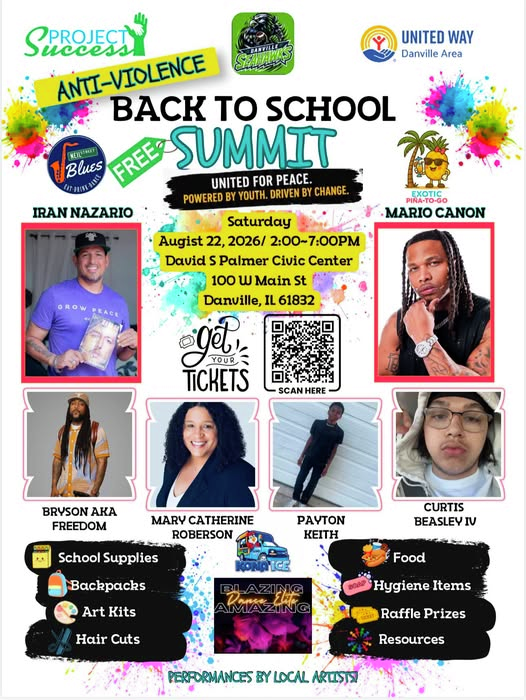 VCF News: Project Success Anti-Violence Summit Sat 2 - 7 PM at Palmer Arena episode artwork