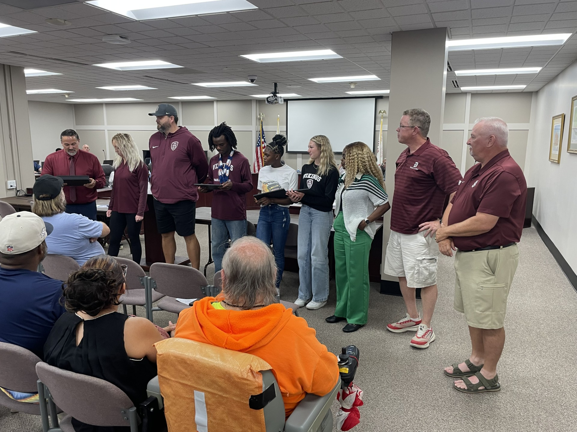 VCF News: City Council - Crimestoppers, BOV, Champion Local Track Athletes