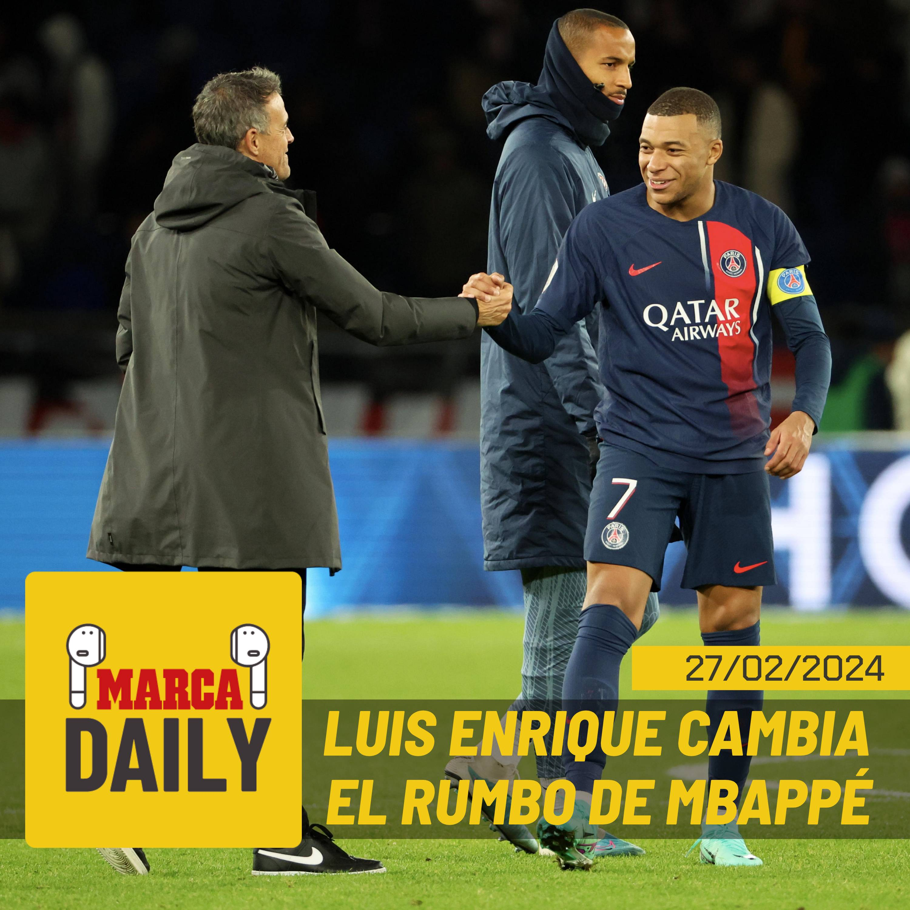 Luis Enrique cambia el rumbo de Mbappé