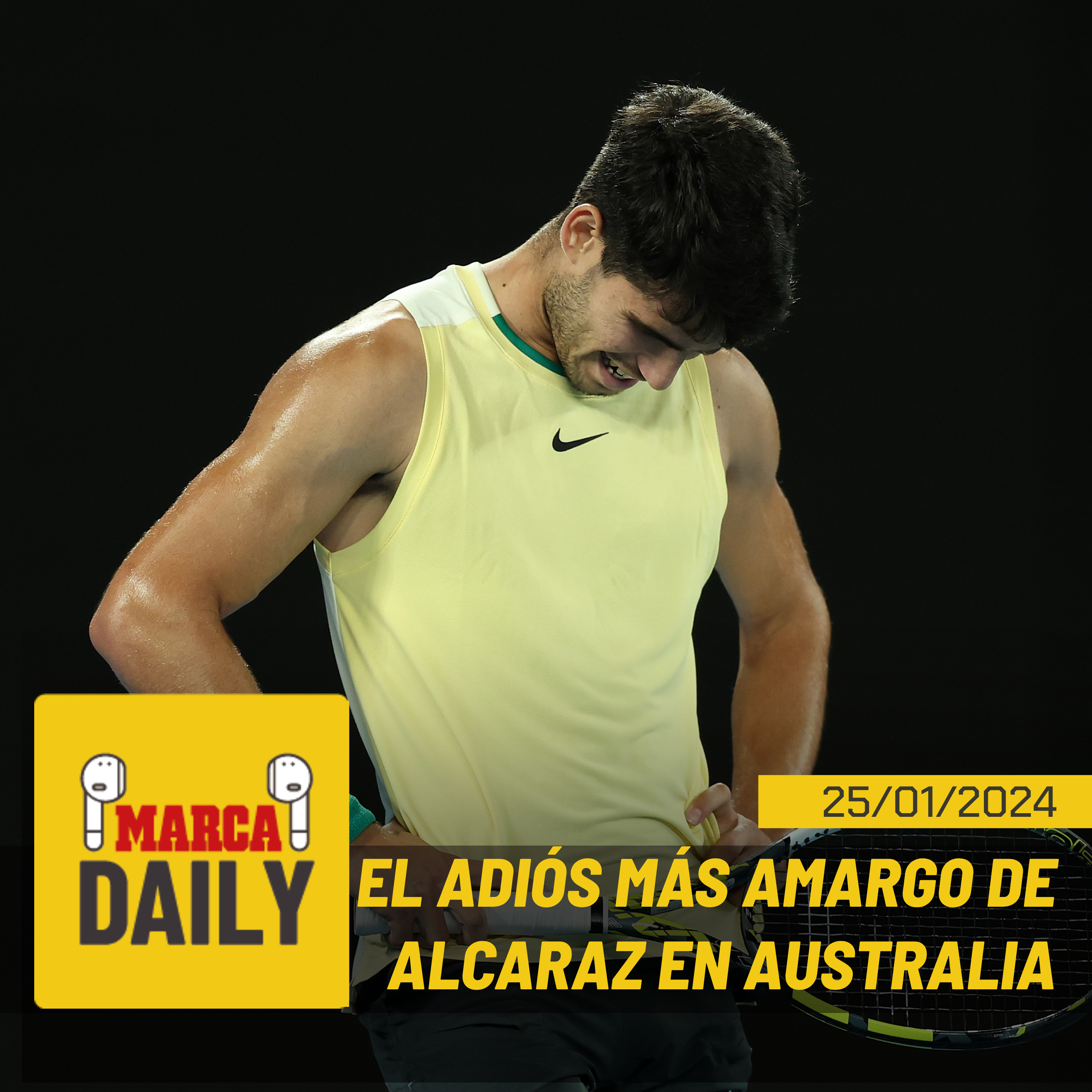 El adiós más amargo de Alcaraz en Australia