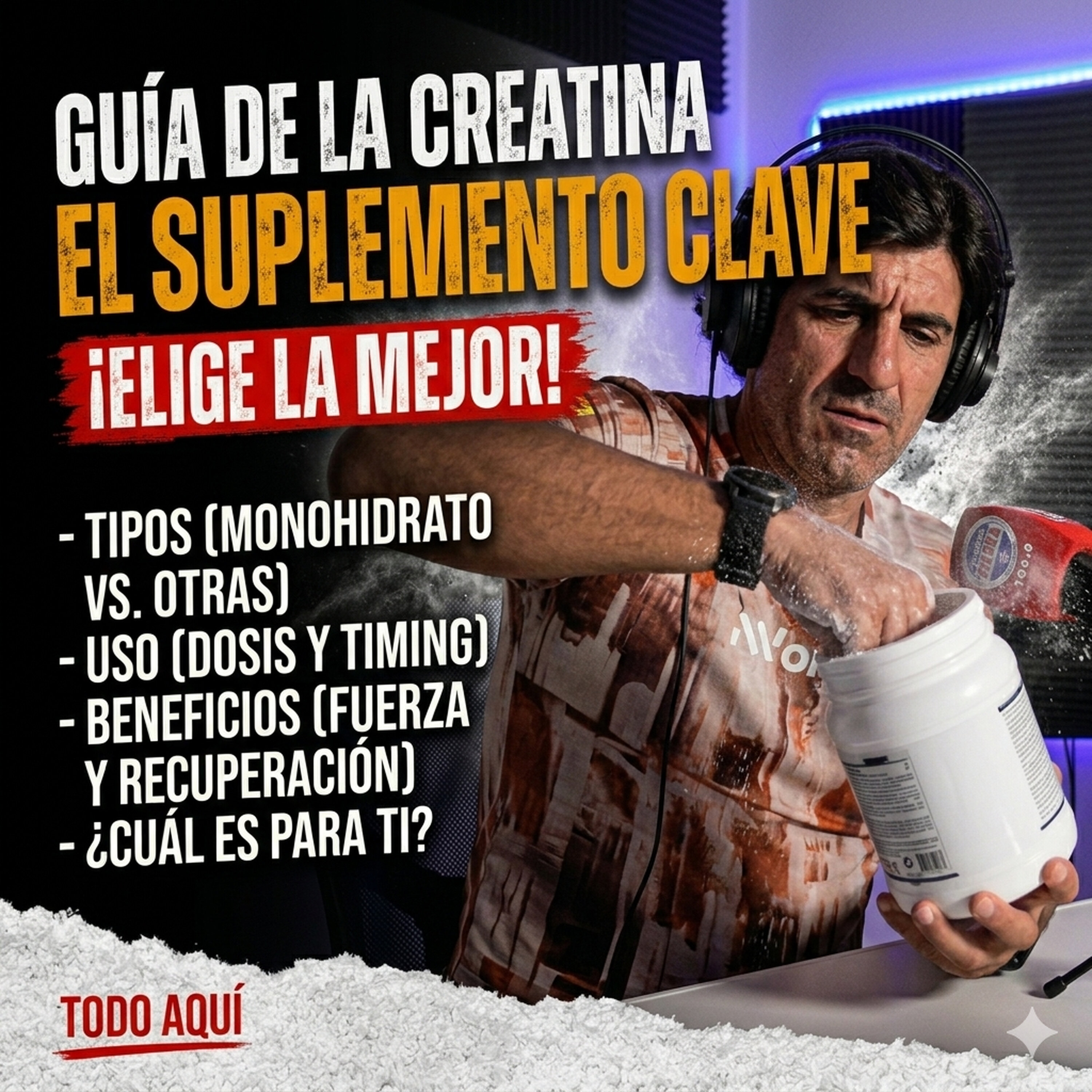 Toda la verdad sobre la CREATINA: variedades. pureza y cuál elegir episode artwork