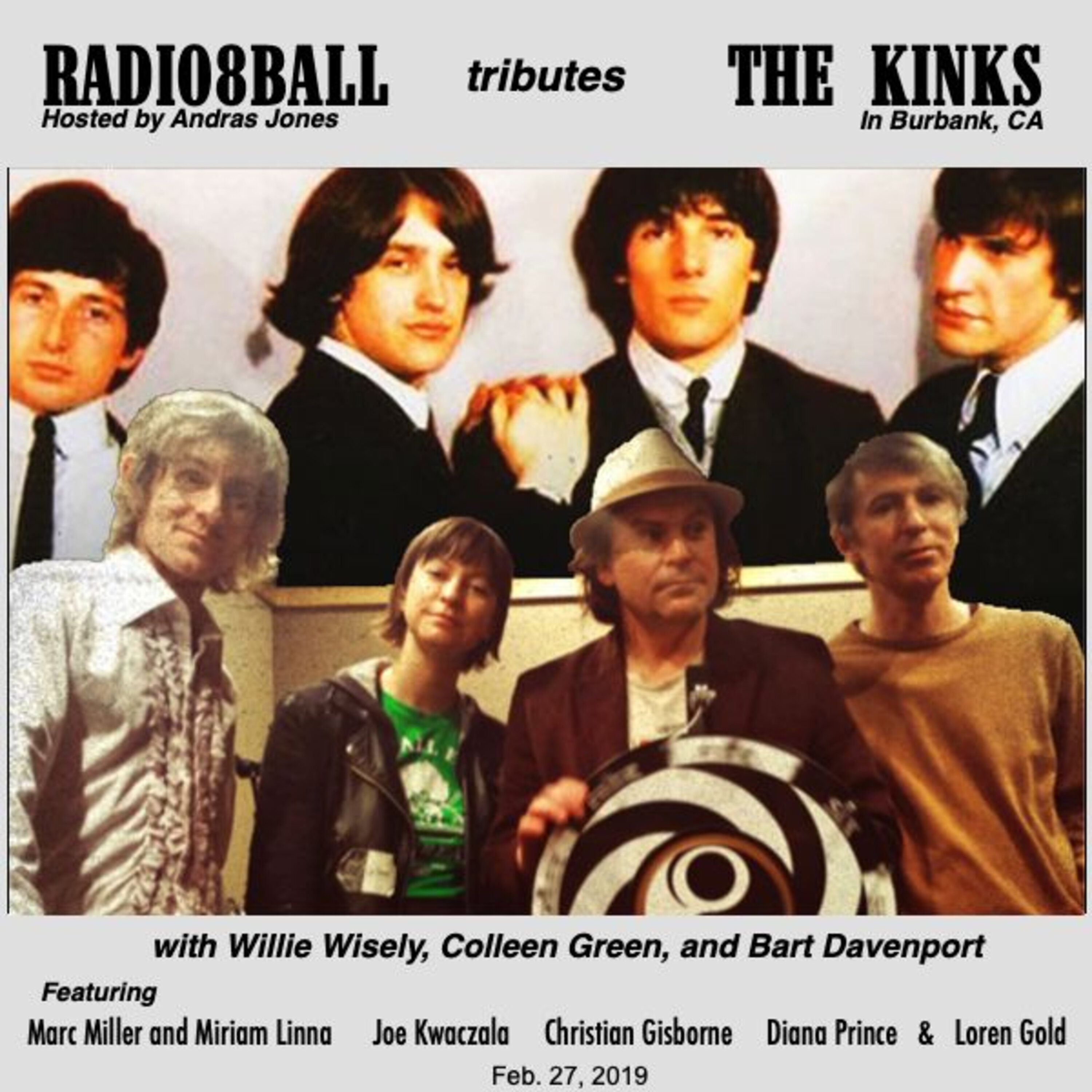 539: KINKS TRIBUTE - Joe Kwaczala & Bart Davenport (February 27,  2019)