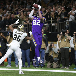 Saints season ends with loss to Minnesota in Wild Card