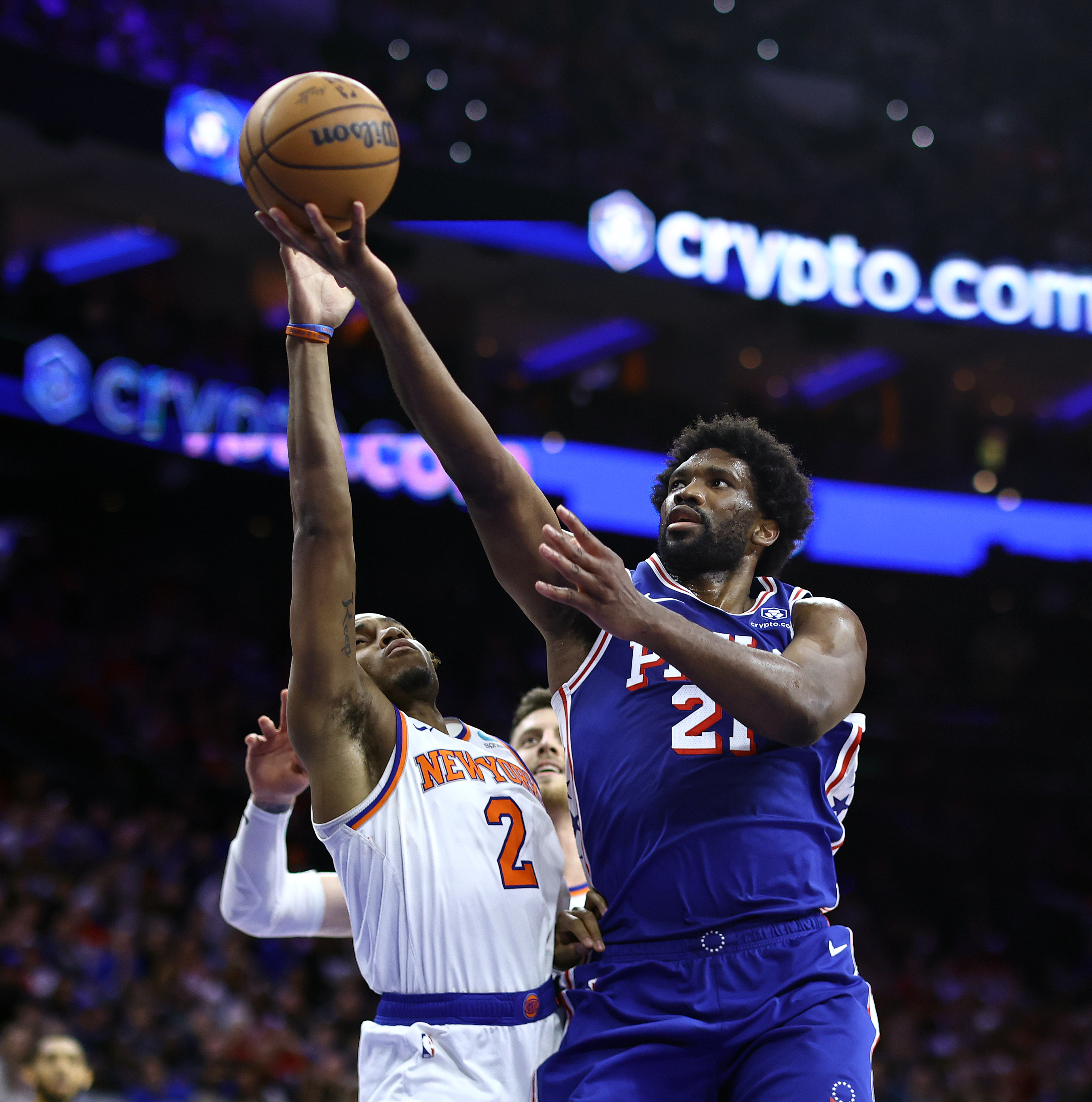 Joel Embiid scores 50 points to lead 76ers past Knicks