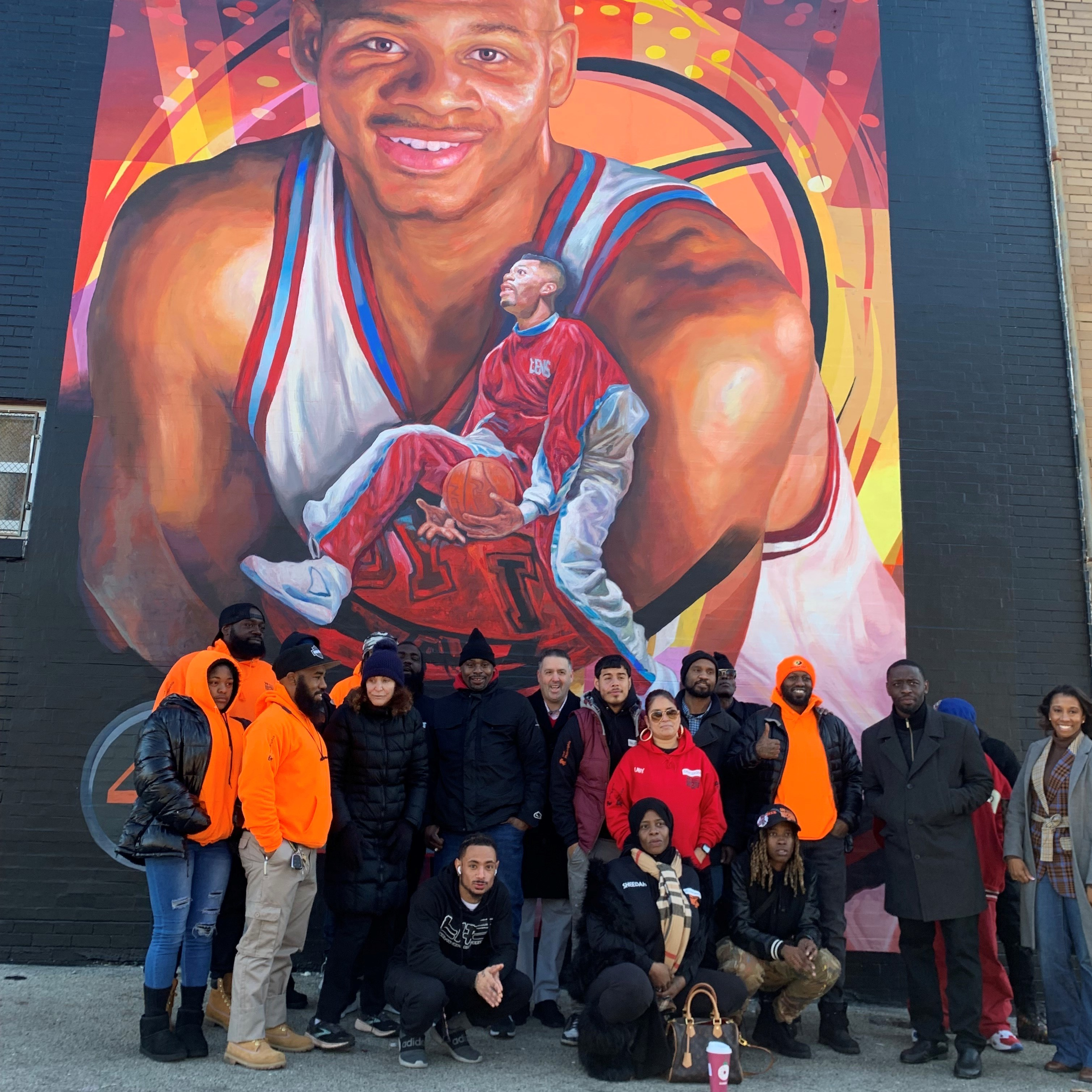 New Hank Gathers mural unveiled at North Philly rec center