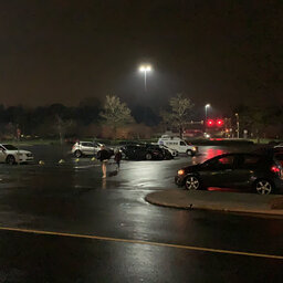 An empty parking lot and a black Friday without doorbusters