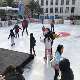 Harry Potter Opens Holiday Ice Rink at SF's Union Square