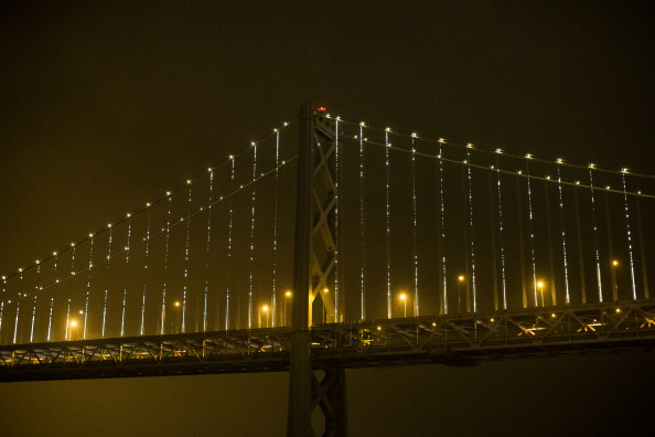 Some bright news:  the Bay Bridge lights will shine again