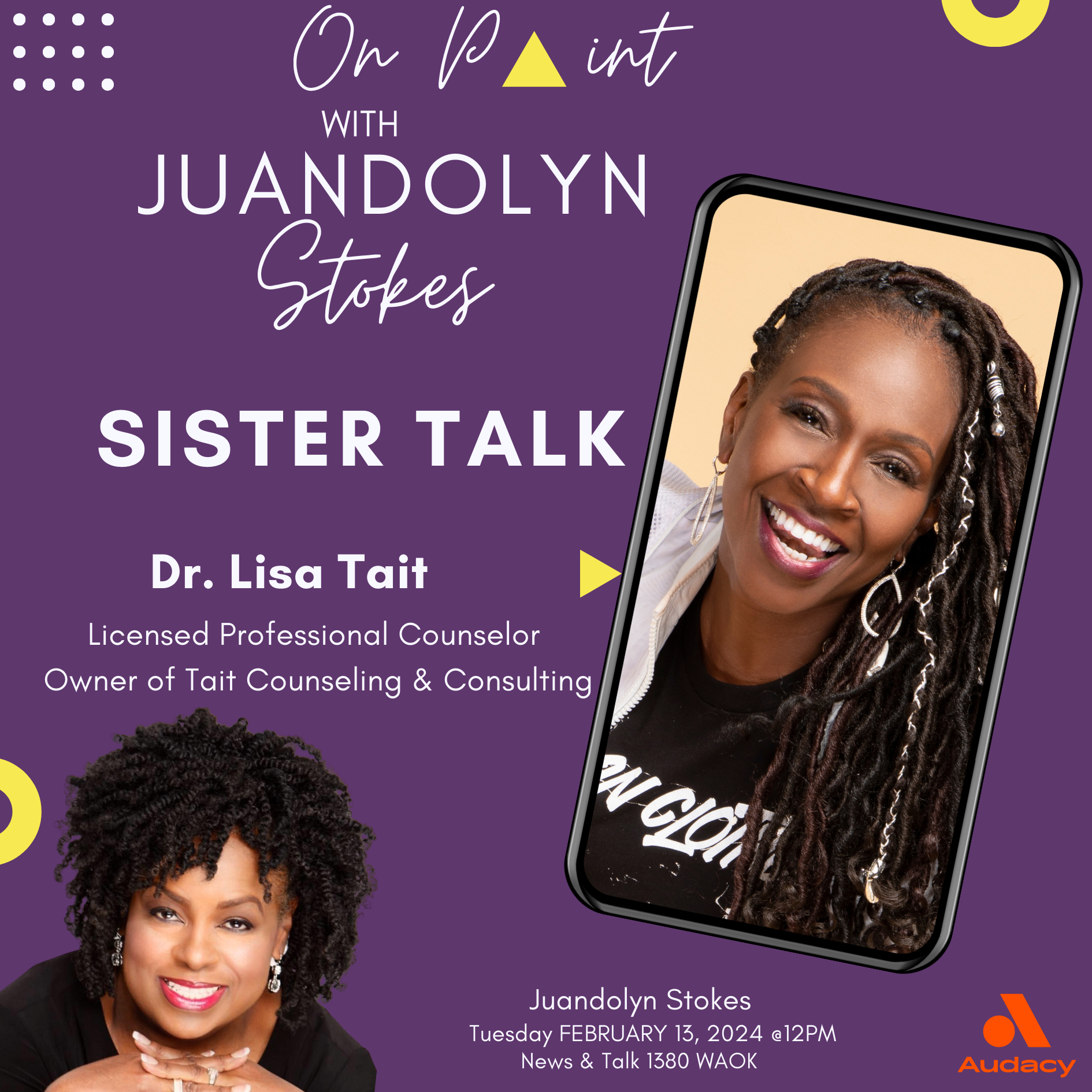 State of Relationships in our Community - Sister Talk with Dr. Tait and Juandolyn Stoke