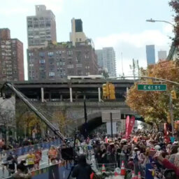 New Yorkers Get In The Marathon Sunday Spirit