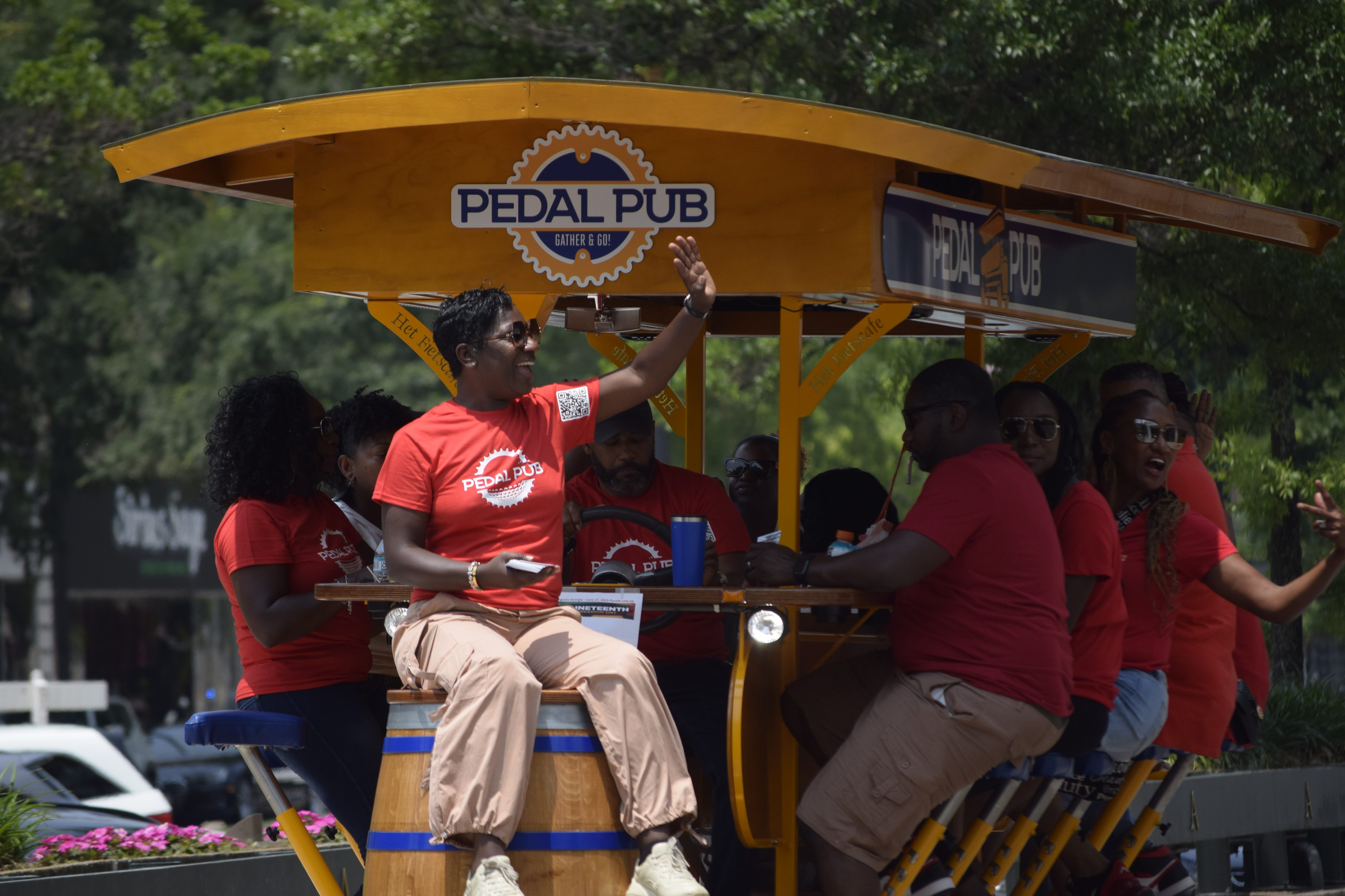 With the NFL Draft in town -- Pedal pubs are seeing a spike in business