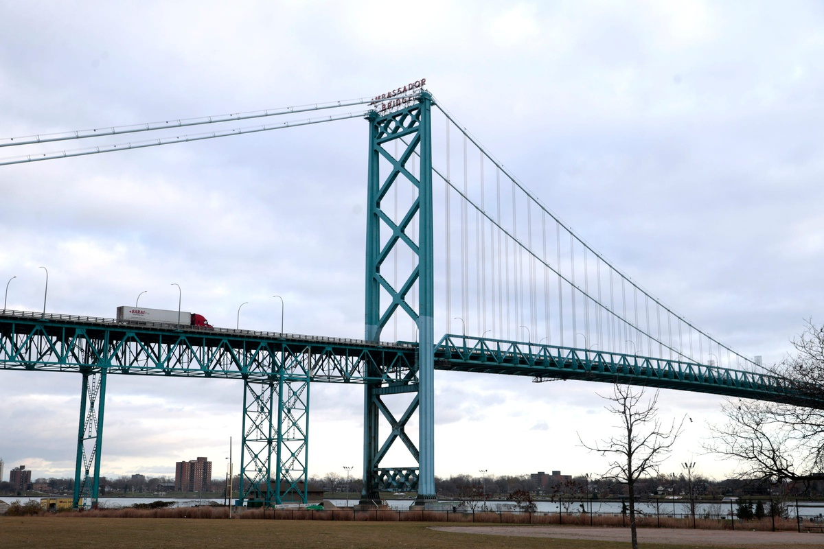 Nearly $9M in cocaine found in truck attempting to cross the Ambassador Bridge on Monday