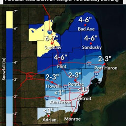 Winter Storm Warning posted for Mid-Michigan, Metro Detroit could see 1-4 inches, NWS forecasts