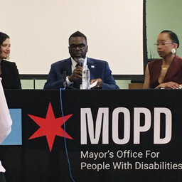 Chicago mayor sets city goals for helping people with disabilities