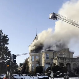 130-year-old Joliet mansion goes up in flames