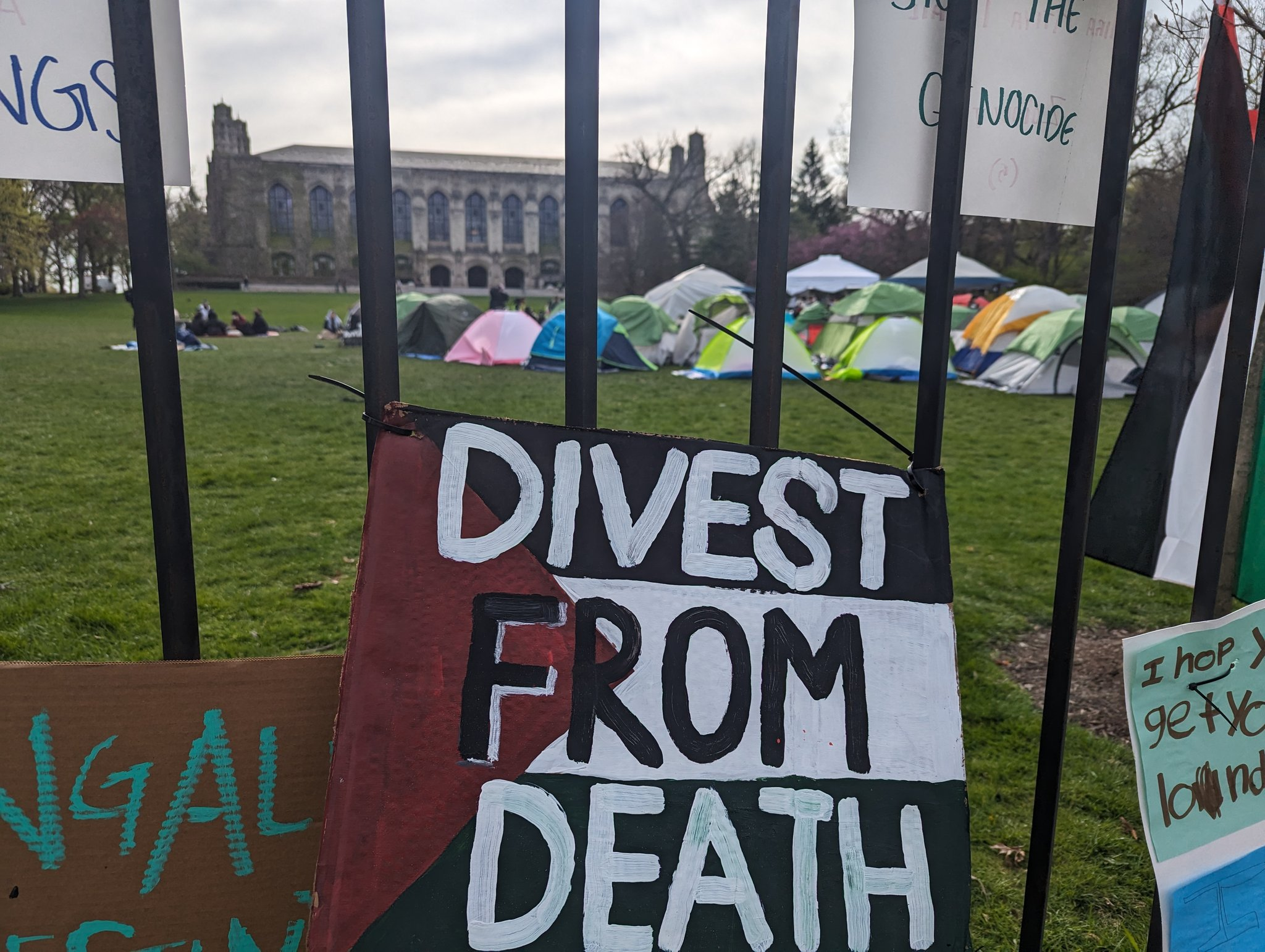 Some classes canceled amid Northwestern encampment protest
