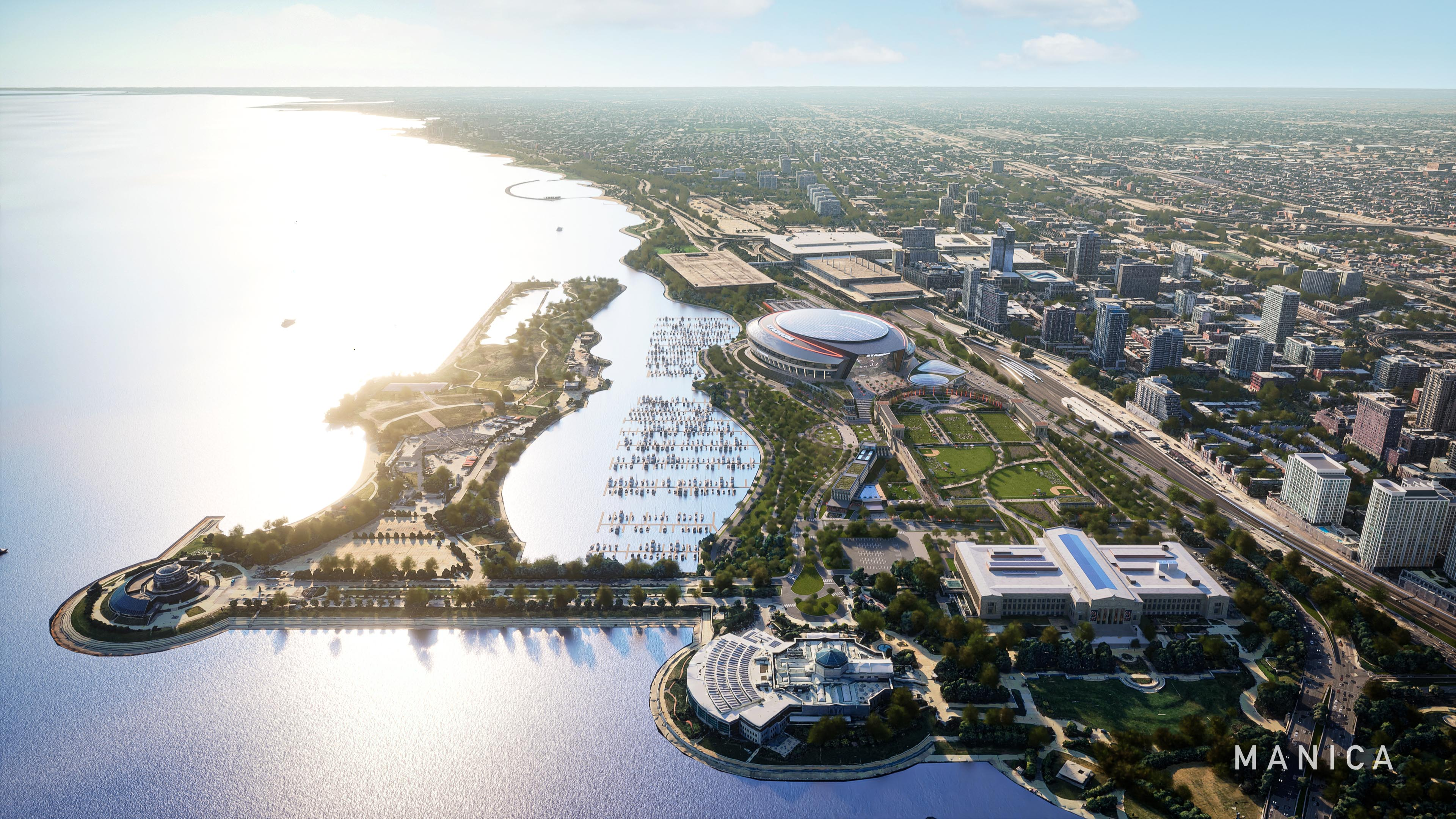 Local economist calls Bears stadium a terrible investment for lakefront site