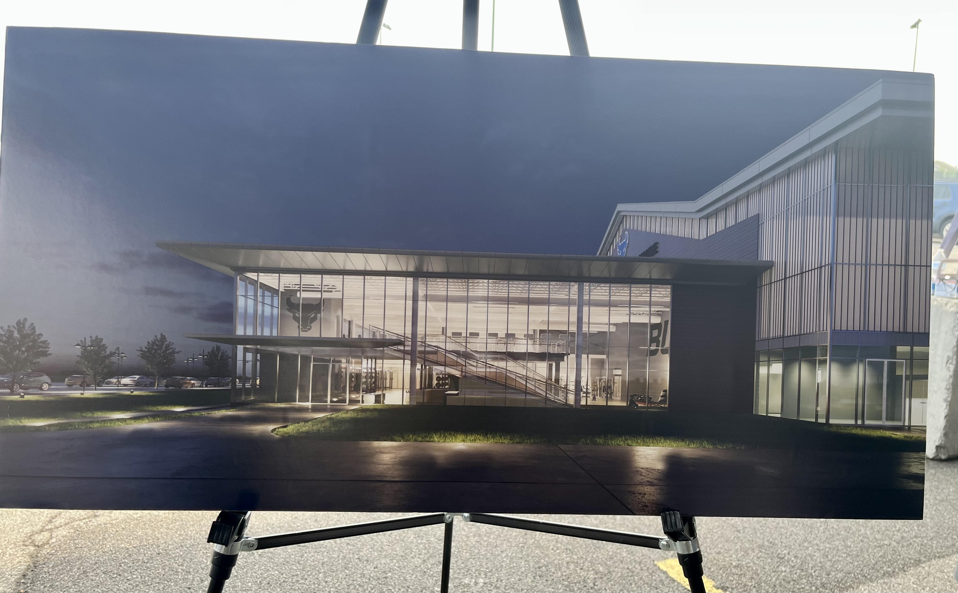 Groundbreaking on new sports performance center for University at Buffalo