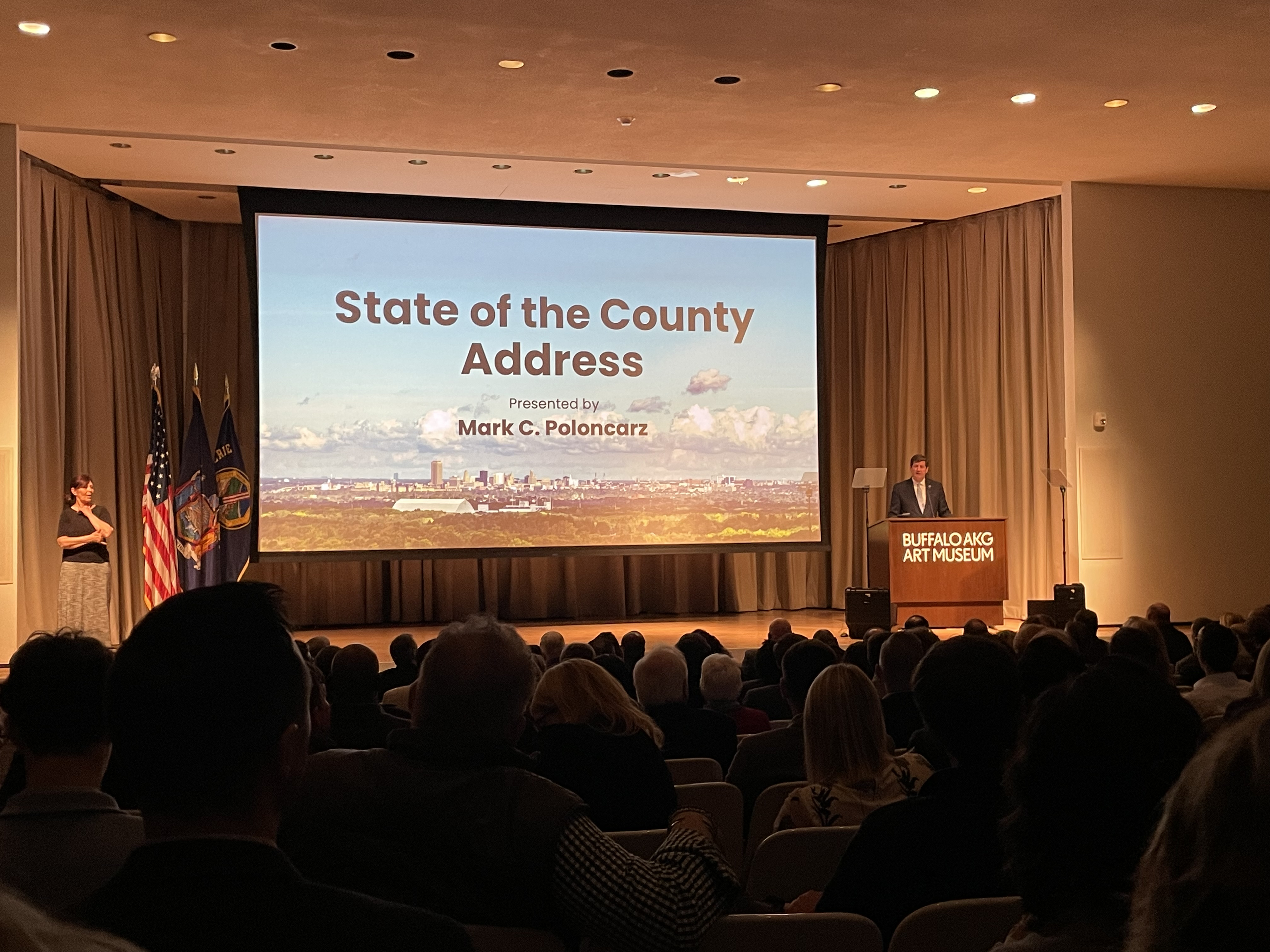 Erie County Executive Mark Poloncarz's 2024 State of the County address ceremony