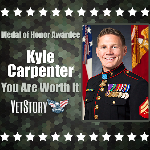 He Jumped On A Grenade...and Lived!  Kyle Carpenter, MoH Awardee