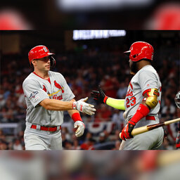 Goldy and Ozuna hit back-to-back home runs: STL leads 2-0