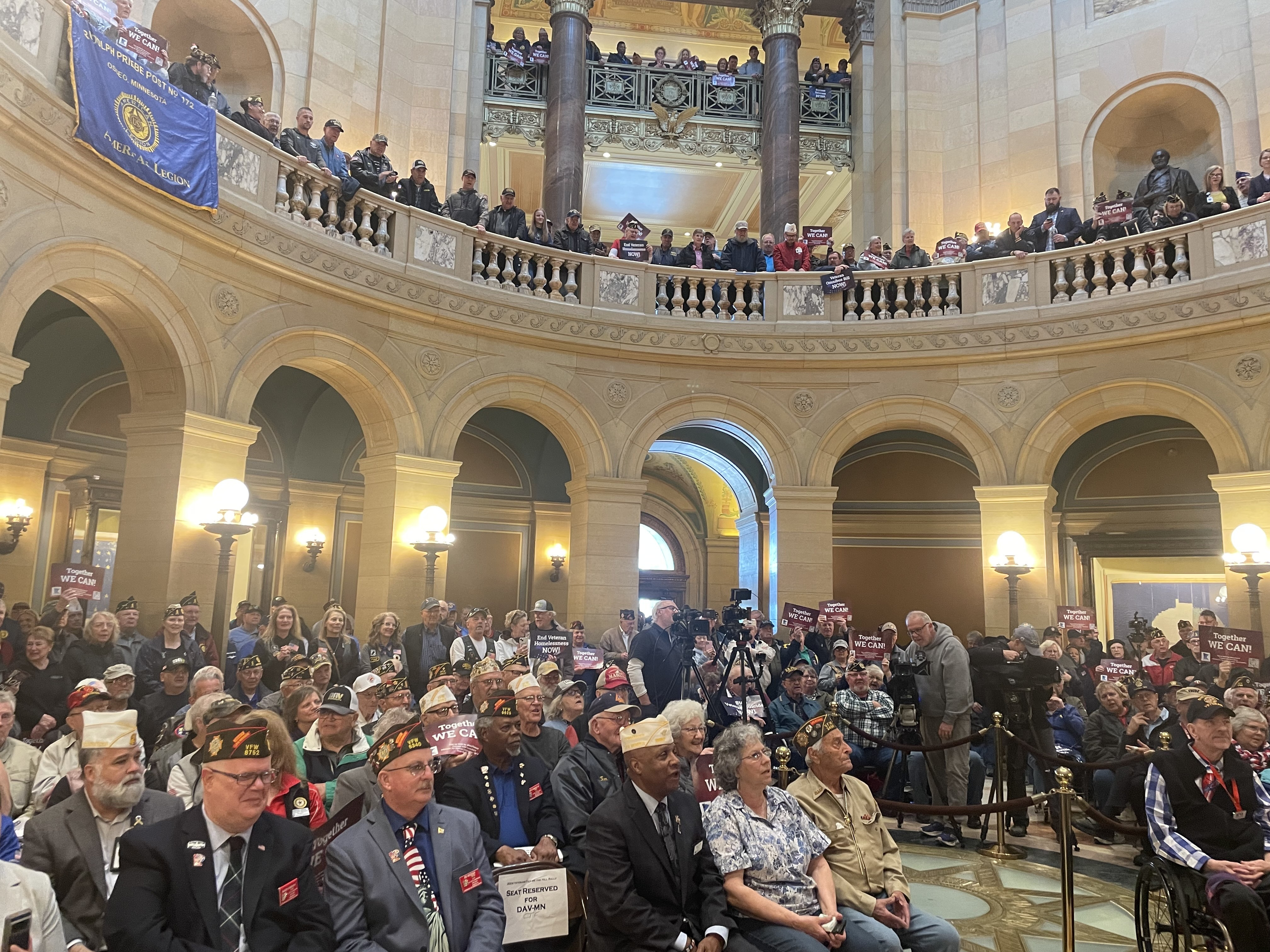 Vets from around the state gathered at the Capitol for Veterans Day on the Hill