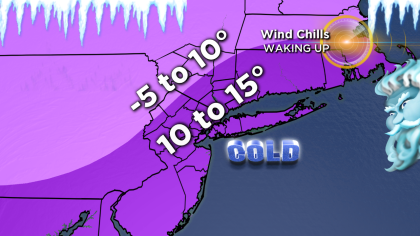 Cold Snap Setting In For Tri-State Area After Christmas