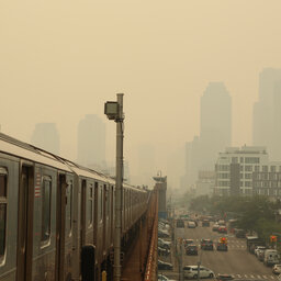 Wildfire smoke cloaks NYC for 3rd day