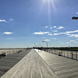 Long Island beachgoers soak up the sun on Memorial Day