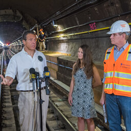 Cuomo: L train tunnel repairs ahead of schedule